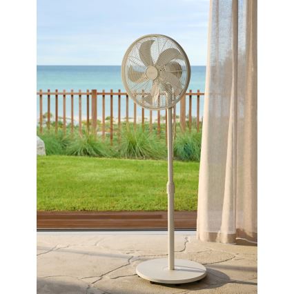 Lucci Air 21326449 - Staande ventilator GLIDE 36W/230V Ø 45 cm wit
