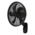 Lucci Air 21326749 - Wandventilator GLIDE 36W/230V Ø 45 cm zwart + afstandsbediening