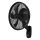 Lucci Air 21326749 - Wandventilator GLIDE 36W/230V Ø 45 cm zwart + afstandsbediening