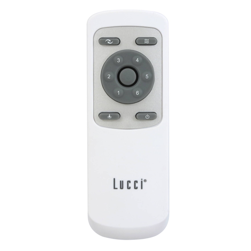 Lucci air 213301- LED dimbare plafondventilator UNIONE 1xGX53/12W/230V bruin/glanzend chroom + afstandsbediening
