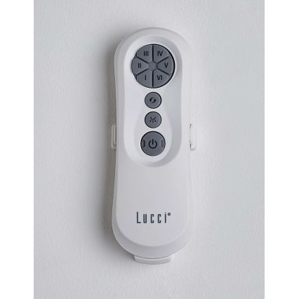 Lucci air 213355-LED dimbare plafondventilator NAUTICA 1xGX53/12W/230V bruin/glanzend chroom + afstandsbediening