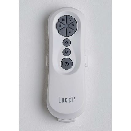 Lucci air 213358 - Dimbare LED Plafond Ventilator LINE 1xGX53/12W/230V zwart + afstandsbediening