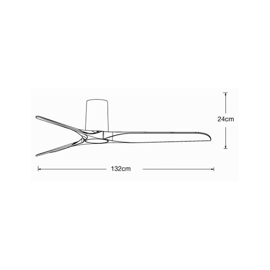 Lucci air 21610049 - Plafondventilator LONDO wit + afstandsbediening