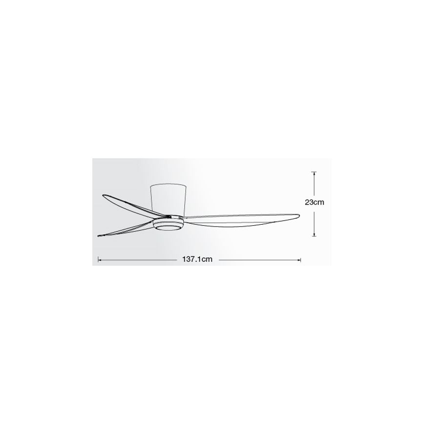 Lucci air 21610649 - LED dimbare plafondventilator ARRAY 1xGX53/12W/230V wit + afstandsbediening