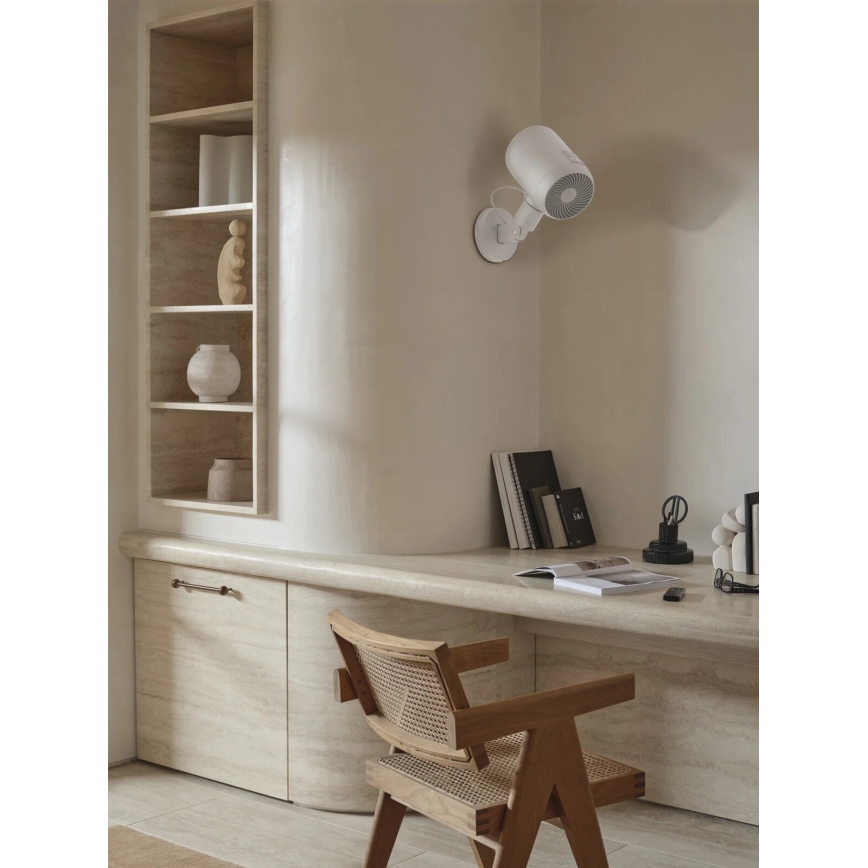 Lucci Air 21612549 - Wandventilator JET 32W/230V wit + afstandsbediening