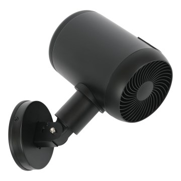 Lucci Air 21612649 - Wandventilator JET 32W/230V zwart + afstandsbediening