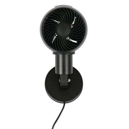 Lucci Air 21612649 - Wandventilator JET 32W/230V zwart + afstandsbediening