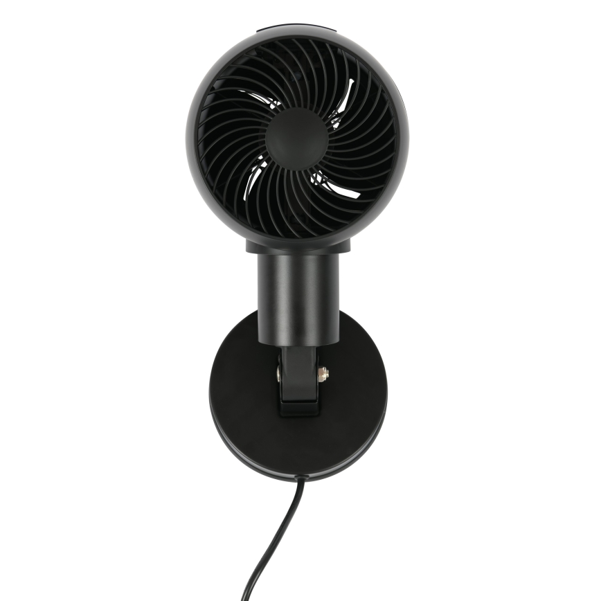 Lucci Air 21612649 - Wandventilator JET 32W/230V zwart + afstandsbediening