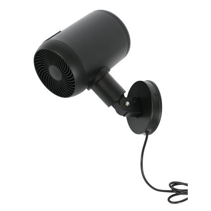 Lucci Air 21612649 - Wandventilator JET 32W/230V zwart + afstandsbediening