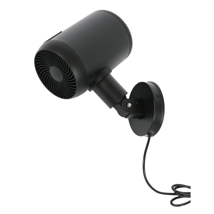 Lucci Air 21612649 - Wandventilator JET 32W/230V zwart + afstandsbediening