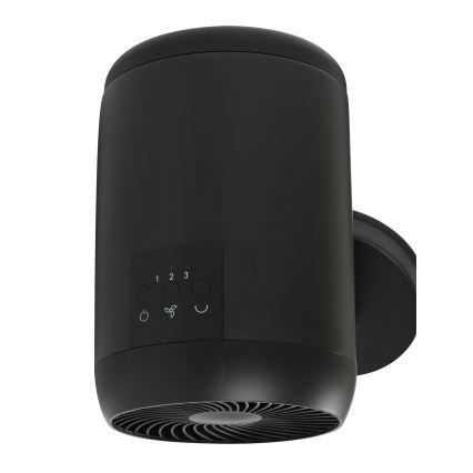 Lucci Air 21612649 - Wandventilator JET 32W/230V zwart + afstandsbediening