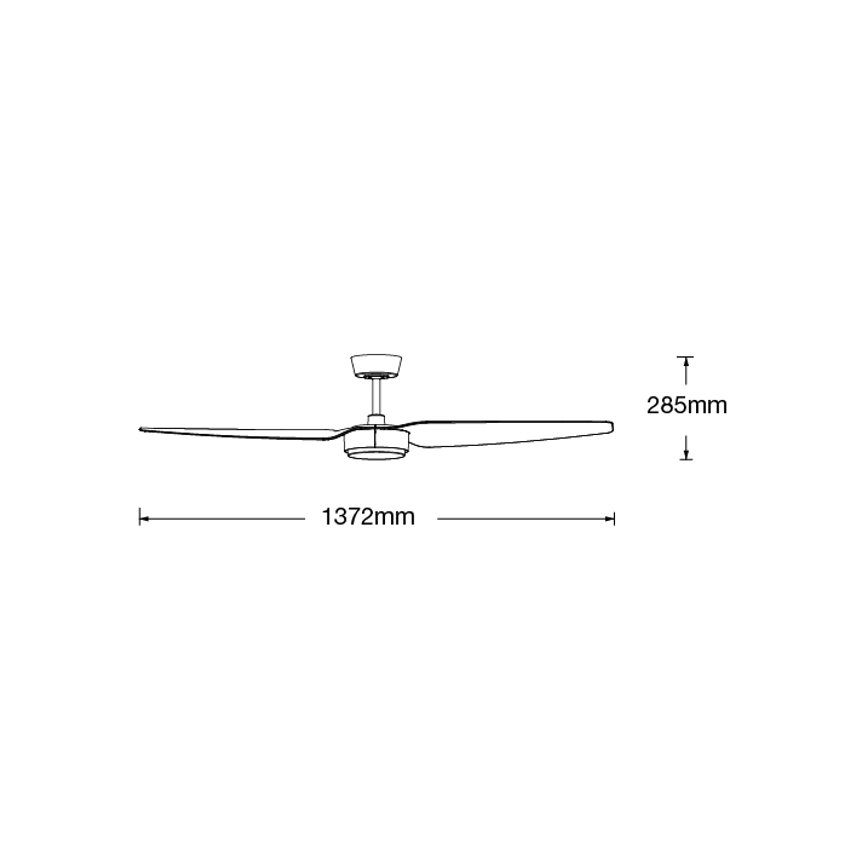 Lucci air 21615349 - Plafondventilator CONDOR wit + afstandsbediening