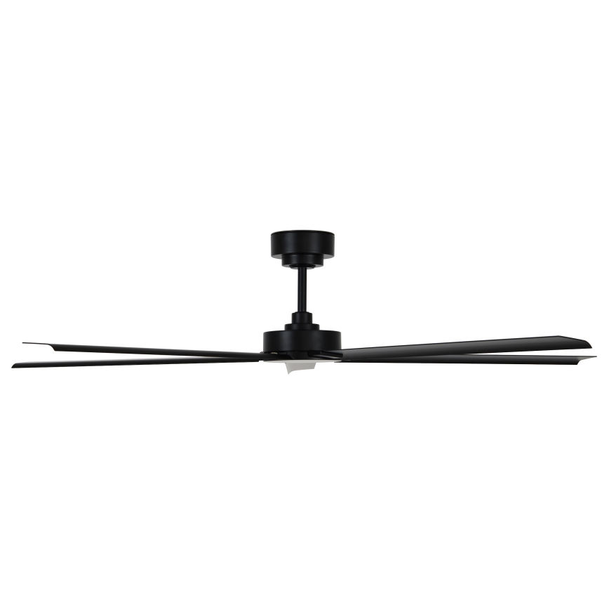 Lucci air 21616149 - Plafondventilator MONZA IP55 zwart + afstandsbediening