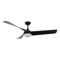 Lucci Air 21617149 - LED-dimbare plafondventilator OSPREY 1xGX53/12W/230V, Ø 132 cm, zwart + afstandsbediening