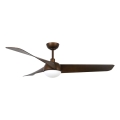Lucci Air 21617249 - LED-dimbare plafondventilator OSPREY 1xGX53/12W/230V Ø 132 cm brons + afstandsbediening