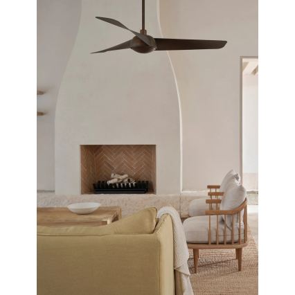 Lucci Air 21617249 - LED-dimbare plafondventilator OSPREY 1xGX53/12W/230V Ø 132 cm brons + afstandsbediening