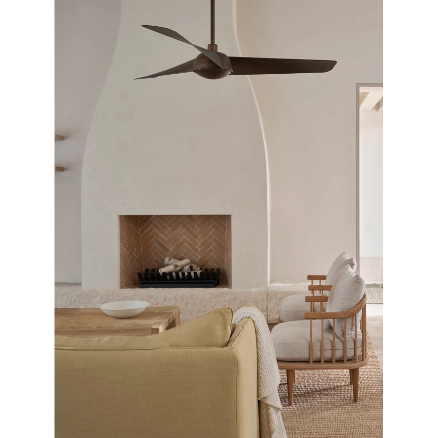 Lucci Air 21617249 - LED-dimbare plafondventilator OSPREY 1xGX53/12W/230V Ø 132 cm brons + afstandsbediening