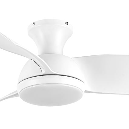 Lucci air 513071 - LED dimbare plafondventilator SYROS LED/18W/230V 3000/4000/6000K wit + afstandsbediening