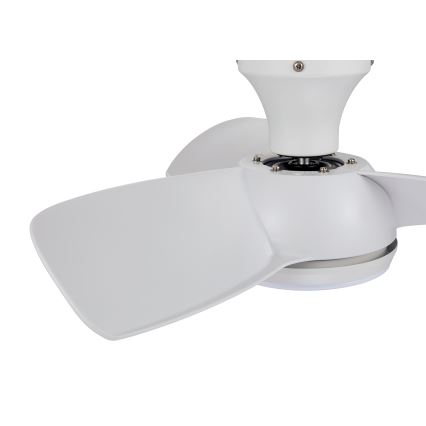 Lucci air 513071 - LED dimbare plafondventilator SYROS LED/18W/230V 3000/4000/6000K wit + afstandsbediening