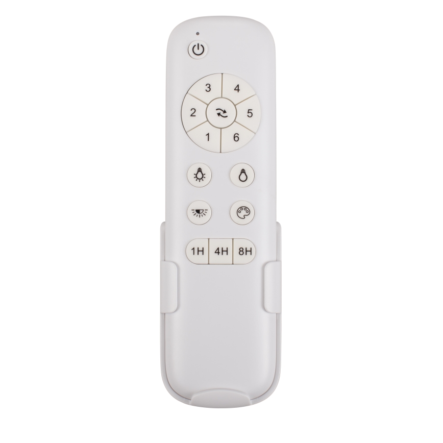 Lucci air 513072 - LED dimbare plafondventilator BRONX LED/18W/230V 3000/4000/6000K zwart/glanzend chroom + afstandsbediening