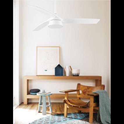 Lucci Air 513073 - LED-dimbare plafondventilator BRONX LED/18W/230V 3000/4000/6000K Ø 132 cm wit + afstandsbediening