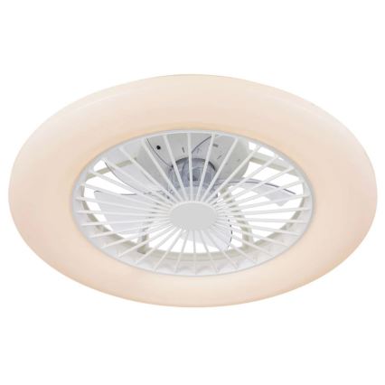 Lucci Air 513200 - LED Dimbare plafondlamp met ventilator OSLO LED/20W/230V 3000/4500/6500K wit + afstandsbediening