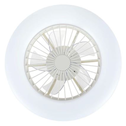 Lucci Air 513200 - LED Dimbare plafondlamp met ventilator OSLO LED/20W/230V 3000/4500/6500K wit + afstandsbediening