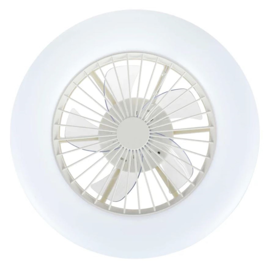 Lucci Air 513200 - LED Dimbare plafondlamp met ventilator OSLO LED/20W/230V 3000/4500/6500K wit + afstandsbediening