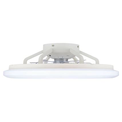 Lucci Air 513200 - LED Dimbare plafondlamp met ventilator OSLO LED/20W/230V 3000/4500/6500K wit + afstandsbediening