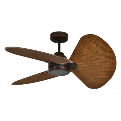 Lucci Air 51325649 - LED-dimbare plafondventilator SABLE 1xGX53/12W/230V 3000/4000/5000K Ø 91,5 cm bruin + afstandsbediening