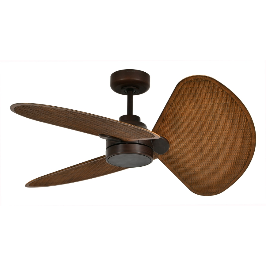 Lucci Air 51325649 - LED-dimbare plafondventilator SABLE 1xGX53/12W/230V 3000/4000/5000K Ø 91,5 cm bruin + afstandsbediening