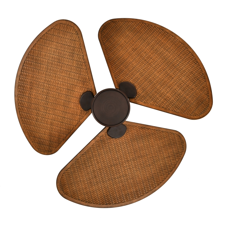 Lucci Air 51325649 - LED-dimbare plafondventilator SABLE 1xGX53/12W/230V 3000/4000/5000K Ø 91,5 cm bruin + afstandsbediening