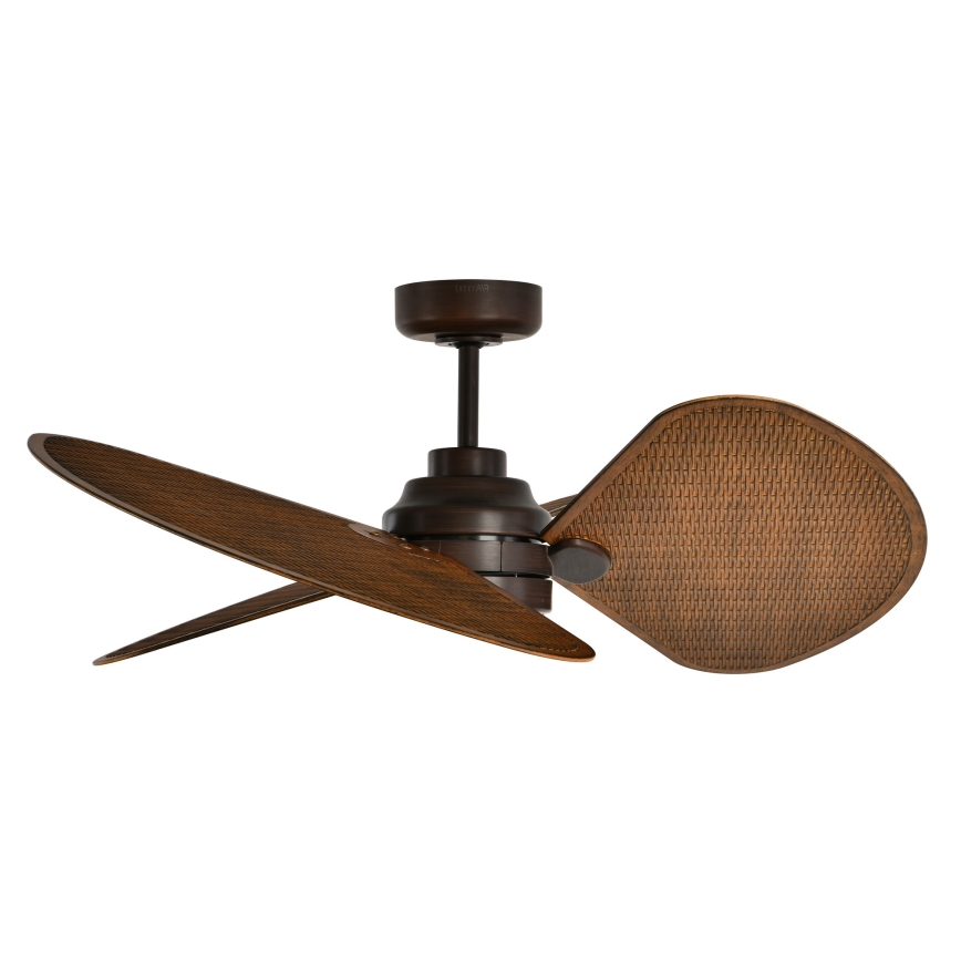 Lucci Air 51325649 - LED-dimbare plafondventilator SABLE 1xGX53/12W/230V 3000/4000/5000K Ø 91,5 cm bruin + afstandsbediening
