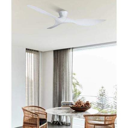 Lucci Air 514030 - Plafondventilator KOTARA Ø 137 cm wit + afstandsbediening