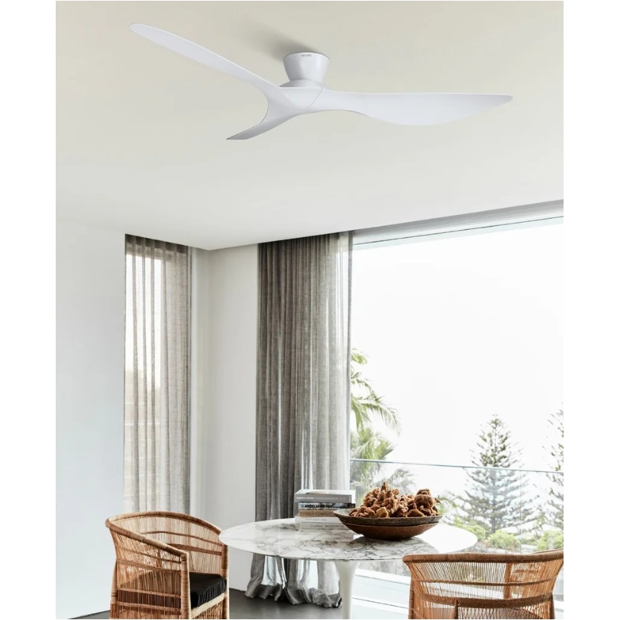 Lucci Air 514030 - Plafondventilator KOTARA Ø 137 cm wit + afstandsbediening