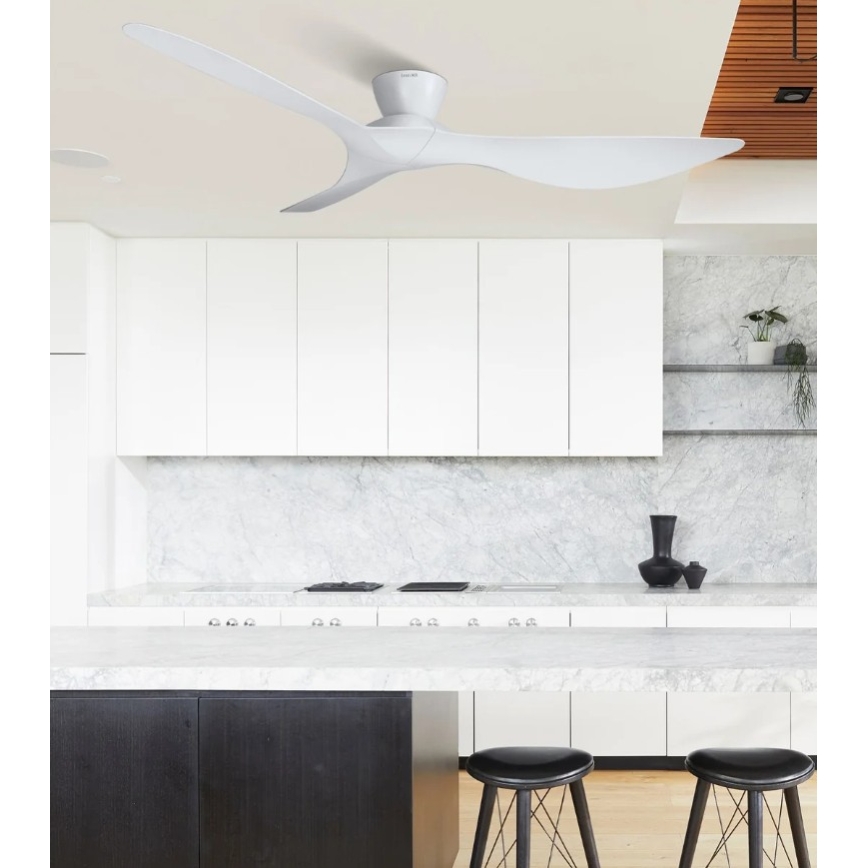 Lucci Air 514030 - Plafondventilator KOTARA Ø 137 cm wit + afstandsbediening