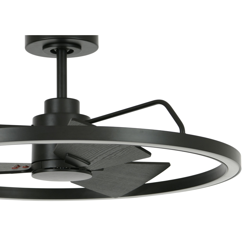 Lucci Air 516124 - LED dimbare plafondventilator CESSNA LED/36W/230V 3000/4000/5000K zwart + afstandsbediening
