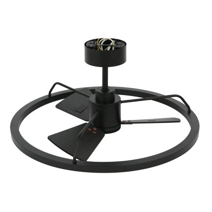 Lucci Air 516124 - LED dimbare plafondventilator CESSNA LED/36W/230V 3000/4000/5000K zwart + afstandsbediening