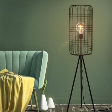 LUCIDE 02705/31/30 - Vloerlamp ESMEE 1xE27/60W/230V