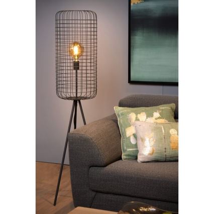 LUCIDE 02705/31/30 - Vloerlamp ESMEE 1xE27/60W/230V