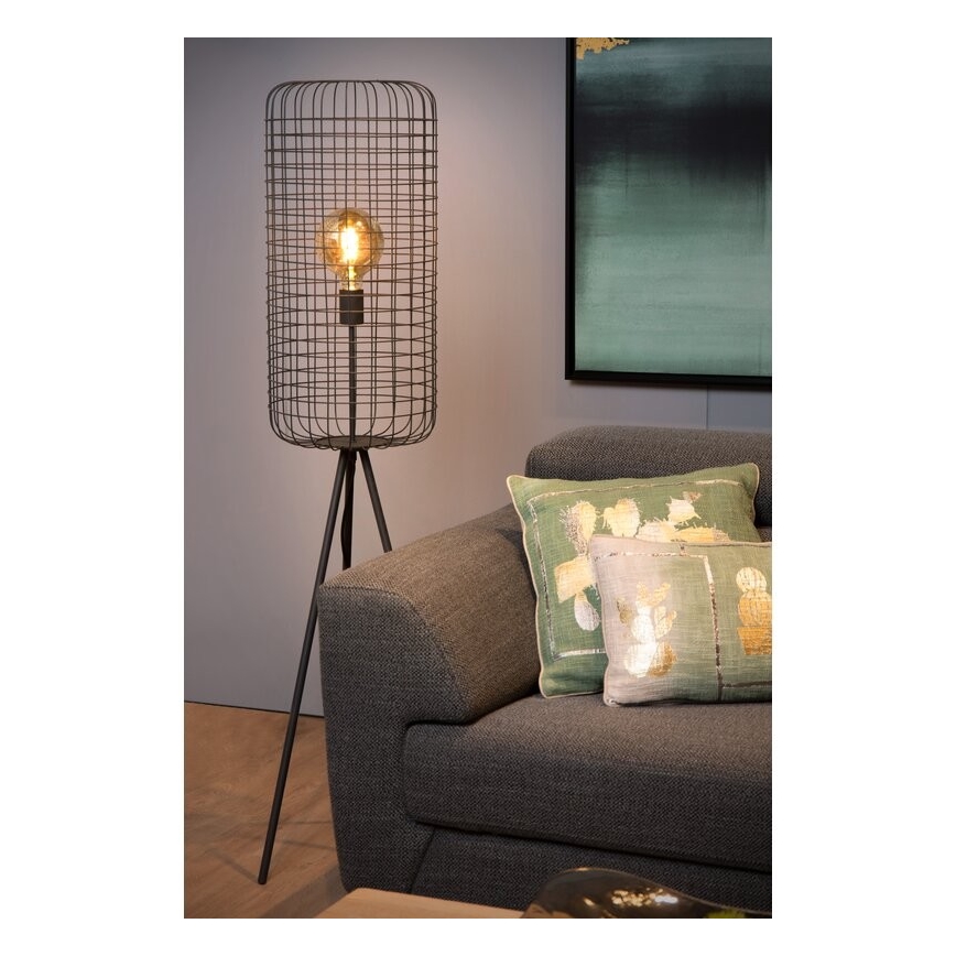 LUCIDE 02705/31/30 - Vloerlamp ESMEE 1xE27/60W/230V