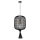 Lucide 03436/40/30 - Hanglamp aan een koord GARVE 1xE27/40W/230V zwart