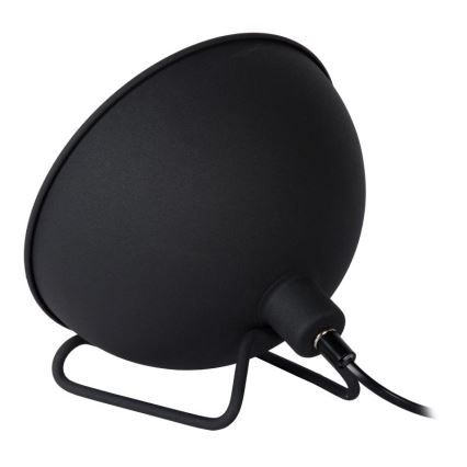 Lucide 05530/20/30 - Tafellamp ALVARO 1xE14/25W/230V diameter 20 cm zwart/gouden