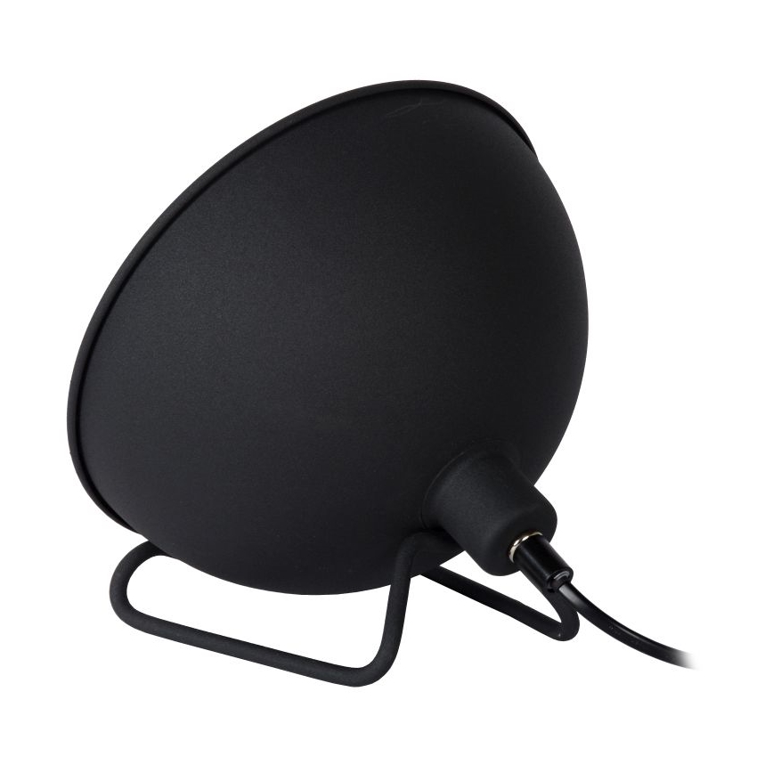 Lucide 05530/20/30 - Tafellamp ALVARO 1xE14/25W/230V diameter 20 cm zwart/gouden