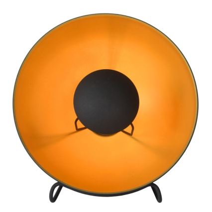 Lucide 05530/31/30 - Tafellamp ALVARO 1xE27/40W/230V diameter 31 cm zwart/gouden