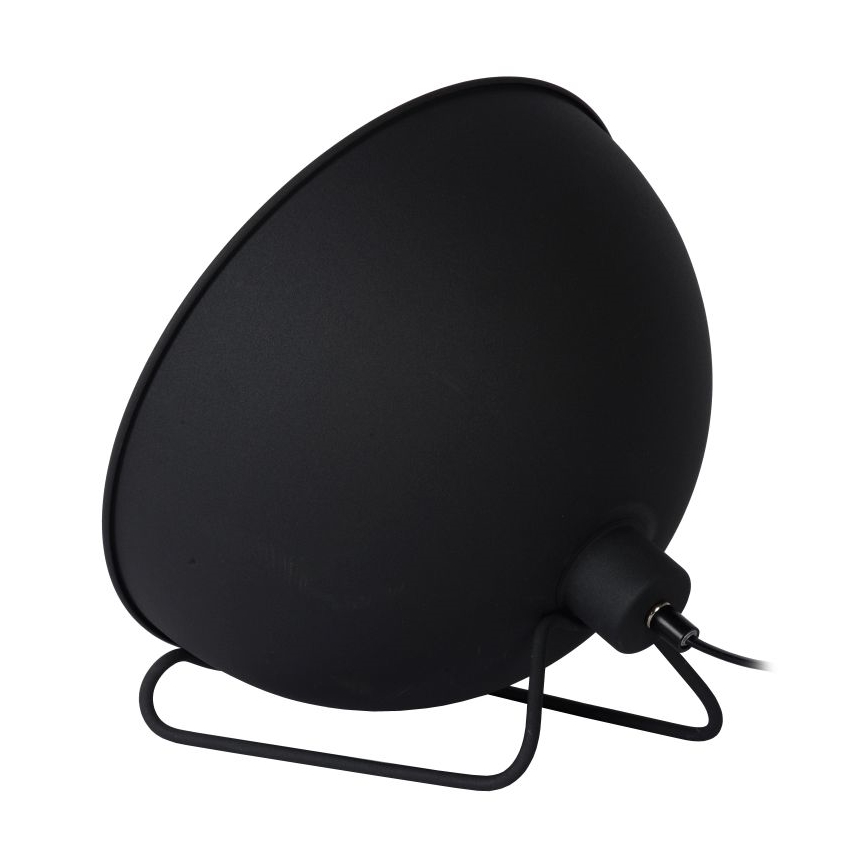 Lucide 05530/31/30 - Tafellamp ALVARO 1xE27/40W/230V diameter 31 cm zwart/gouden