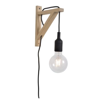 Lucide 08208/01/30 - Wand Lamp FIX WALL 1xE27/60W/230V zwart
