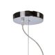 Lucide 08402/50/12 - Hanglamp NOON 1xE27/60W/230V chroom 49 cm