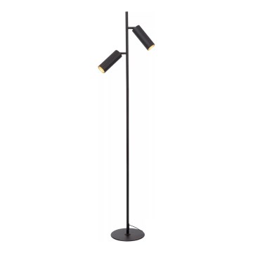 Lucide 09739/02/30 - Staande Lamp CLUBS 2xGU10/40W/230V zwart