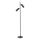 Lucide 09739/02/30 - Staande Lamp CLUBS 2xGU10/40W/230V zwart